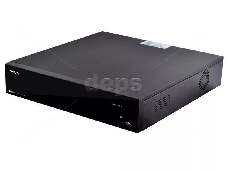 Видеорегистратор Tyto NQ-64-D8 NVR (AI) [64 кан/запись: до 8МП, вх.поток: 640Мб/c, 8xHDD до 6ТБ, 2 x LAN, HDMI 4K]