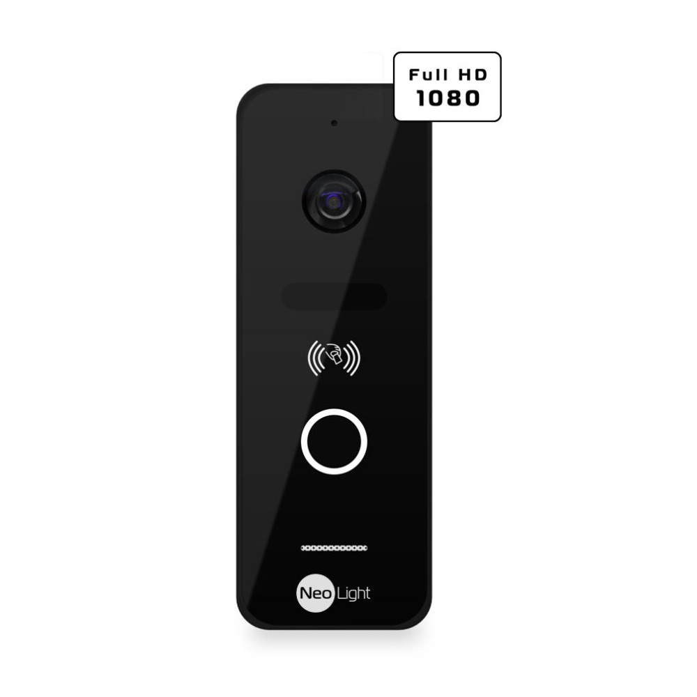 Виклична панель домофону NeoLight  OPTIMA ID FHD black