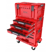 Ящик для інструментів QBRICK SYSTEM набір на платформі, 21", 525*345*885, SYSTEM PRO Drawer Workshop Set 4 Red (Z258360PG003)