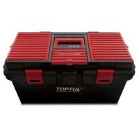 Ящик для инструментов Toptul пластиковый 4 секции 556x278x270 (TBAE0401)