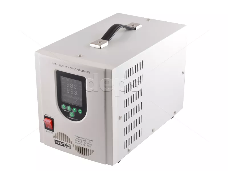 ИБП BestEn UPS-1050W-12V (AGM/GEL/LifePO4) (1050 Вт,  12В внешняя батарея AGM/GEL/LifePO4, макс. ток заряда 30А)