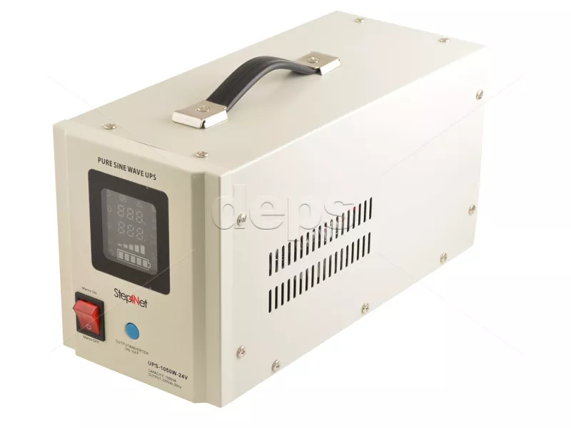 ИБП Step4Net UPS-1050W-24V (1050 Вт, внешняя батарея 24В, ток заряда 10A/15A)