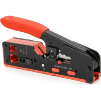 Инструмент Voltronic HT-718, для обжима RJ-45 (8P8C) и RJ-12 (6P6C), 6P/8P + обрезка (HT-718)