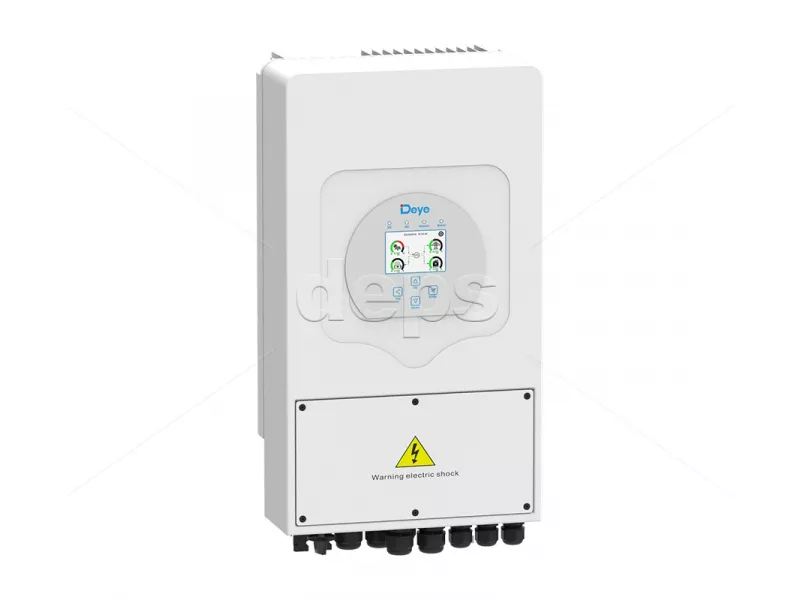 Инвертор гибридный Deye SUN-8K-SG01LP1-EU Wi-Fi (8 кВт, 1ф, MPPT:2)