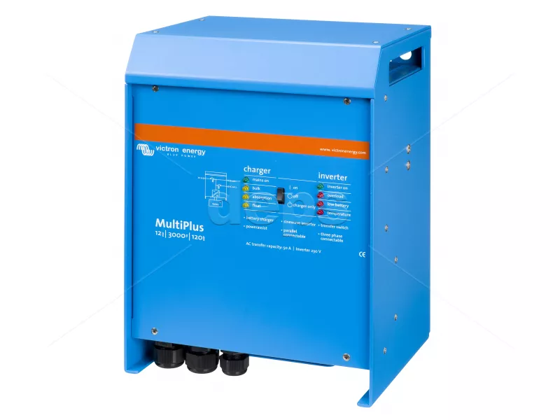 Инвертор с ЗУ Victron Energy MultiPlus 12/3000/120 230V VE.Bus (3000ВА/2400Вт, ток заряда до 120A, внешняя батарея 12В)