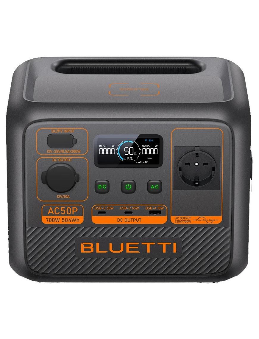 Зарядна станція Bluetti AC50P, 700 Вт, 504 Вт*год