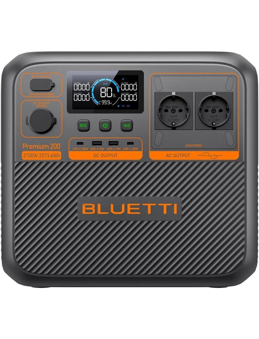 Зарядна станція Bluetti Premium 200 V2, 2700 Вт, 2073 Вт*год
