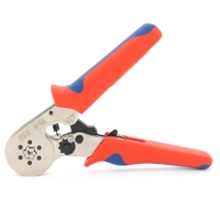 Затискач для клем CINLINELE HCS8 6-6A, red, набір наконечників VE0508 VE7508 VE1008 VE1508 VE2508 VE4009 VE6102 (HCS8 6-6A+VE780)