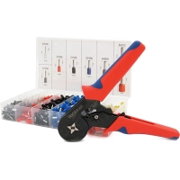 Зажим для клемм Voltronic HCS8 6-4A, red + набор кабельных наконечников (HCS8 6-4A+VE800)