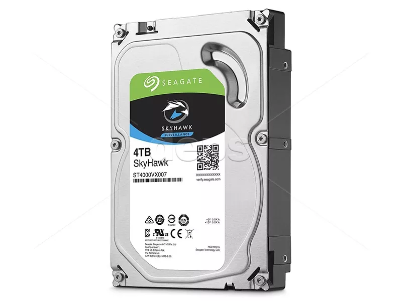 Жорсткий диск для відеоспостереження Seagate серії SkyHawk на 4 TБ