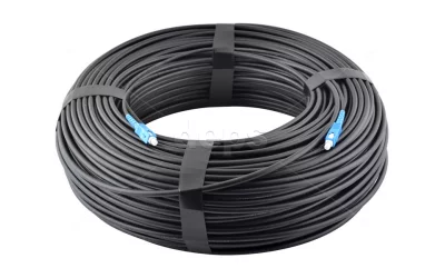 Зовнішній оптичний патчкорд на основі 5 мм кабелю UT001-SM-15/16 Patchcord OSS-SC/UPC-SC/UPC-D-80