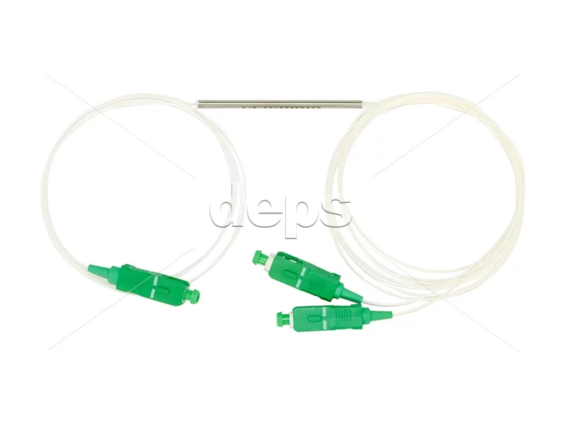 Зварні оптичні дільники FBT 1×2 SC/APC (гільза) Coupler SC-1x2-1310/1490/1550-35/65-0-SC/APC-0.9mm