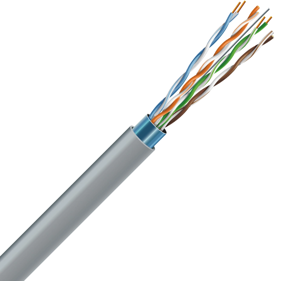 ЗЗКМ Cat. 6 F/UTP 4x2x23 AWG (К) (70910061) бух. 500м