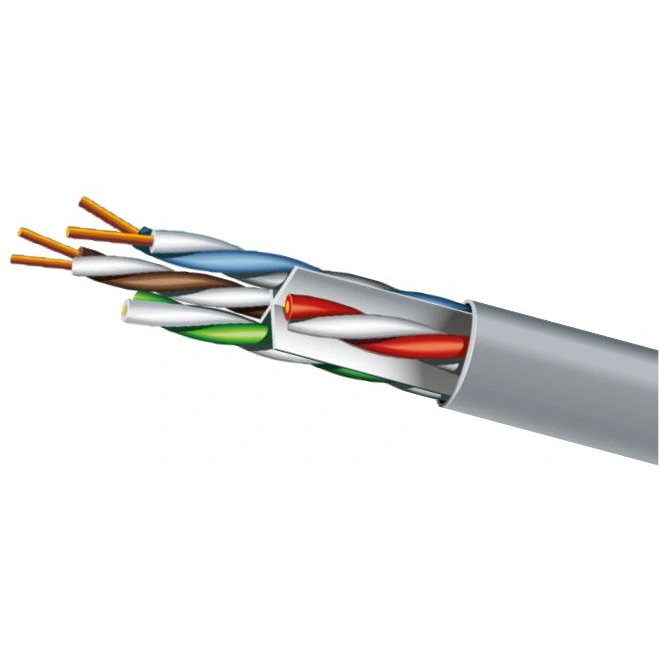 ЗЗКМ Cat.6 U/UTP 4х2х23 AWG (72569) бухта 305м.