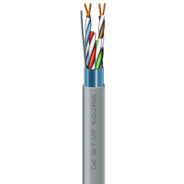 ЗЗЦМ Cat. 5e F/UTP 4х2х24 AWG (7091000) бухта 305м.