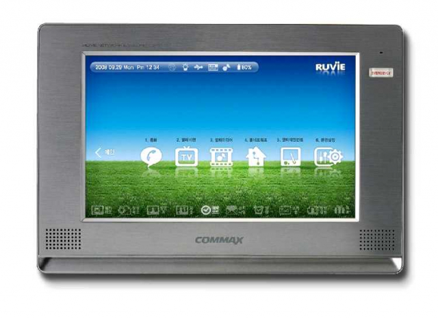 COMMAX 1020AQ Відеодомофон (чорний)