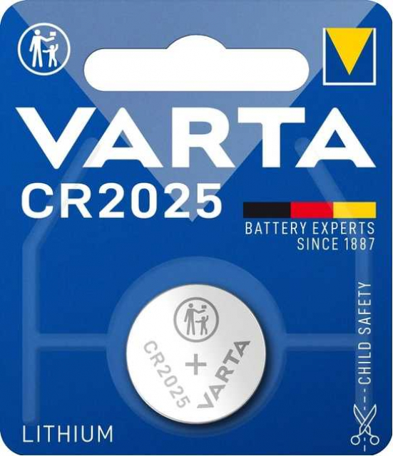 Батарейка VARTA CR 2025 BLI 1 LITHIUM