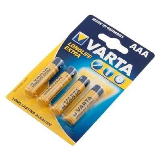 Батарейка VARTA LONG LIFE 4103 (AAA) (4 штуки на блістері) ціна вказана за блістер.