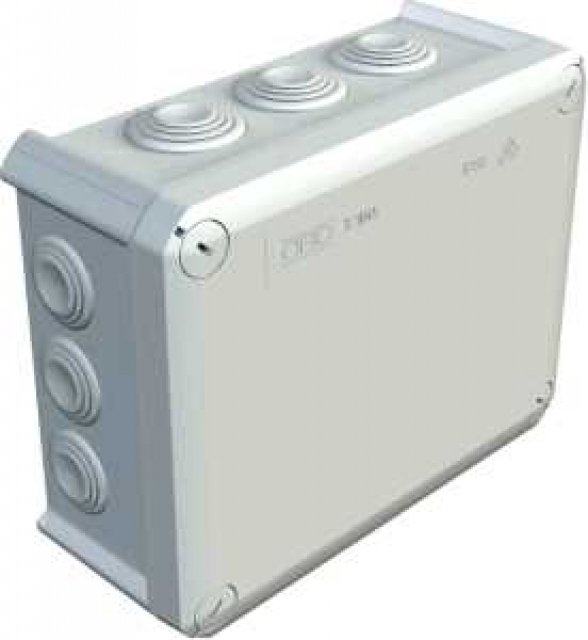 Коробка розподільча OBO Bettermann T160 з каб. вводами, 190х150х77, ІР66