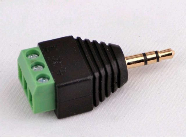 Роз'єм 3,5 mm stereo jack з клемною колодочкою