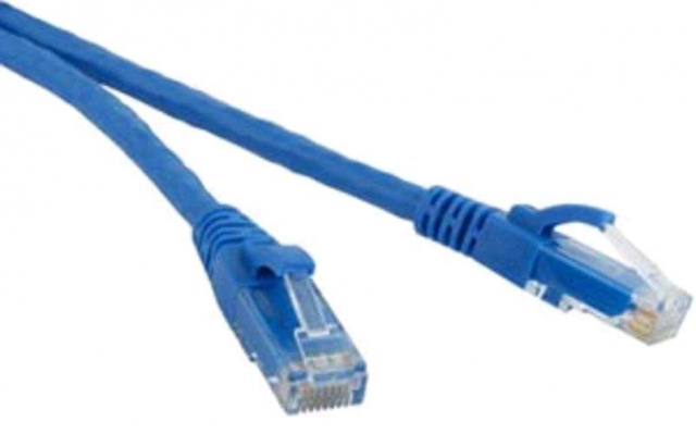 Литий патч-корд, UTP, RJ45, CAT 5E (мідь, довжина 1,0 м), сірого кольору