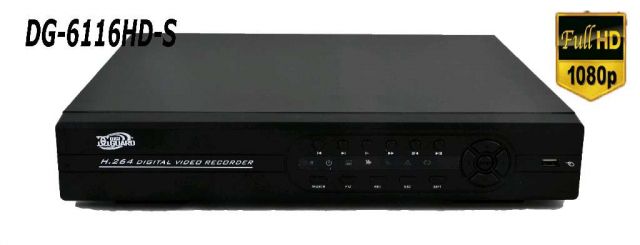 DG-6116HD-S AHD / HVR / NVR 1080P Гібридний відеореєстратор (16 каналів )