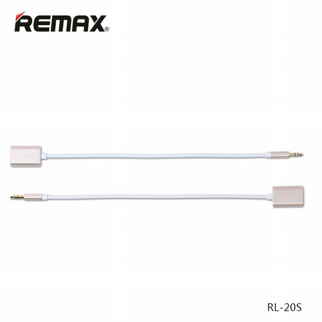 Remax RL-S20 Audio Cable Аудіорозгалужувач 3.5mm х 2 (Share Music) 25 см