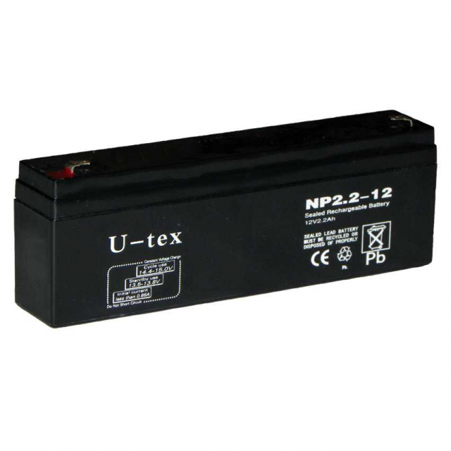 Акумулятор U-tex 12В / 2,2 Ah