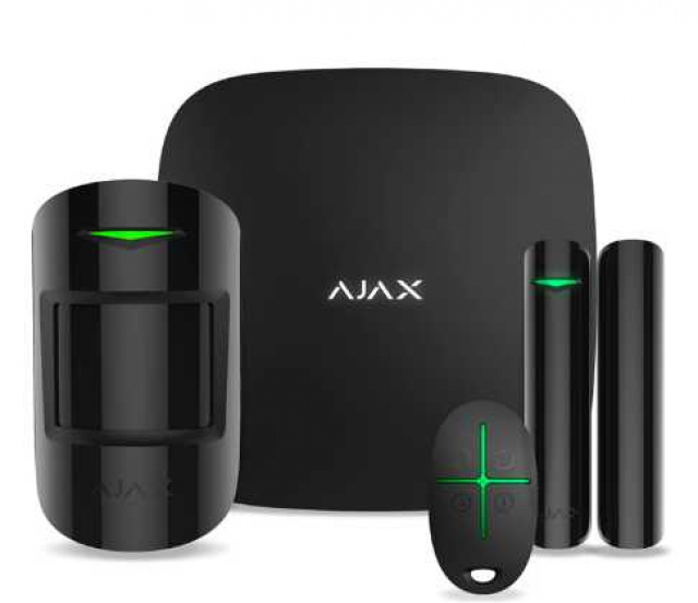 Ajax StarterKit Black Комплект бездротової охоронної сигналізаці