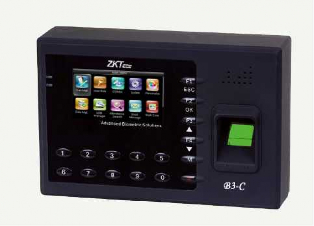 ZКTeco B3-C / ID Біометричний термінал обліку робочого часу за відбитками пальців або PIN-коду