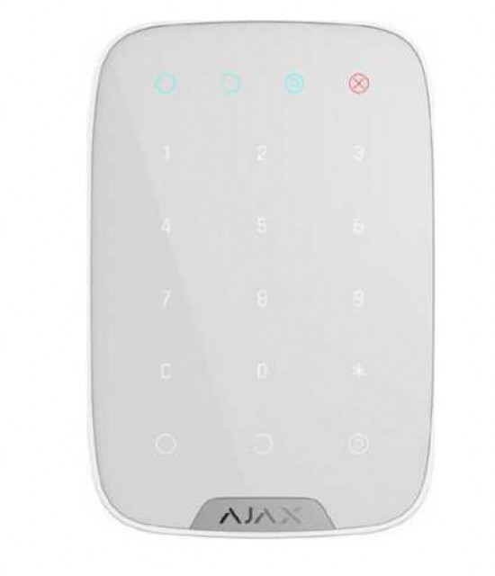 Ajax Keypad White бездротова сенсорна клавіатура