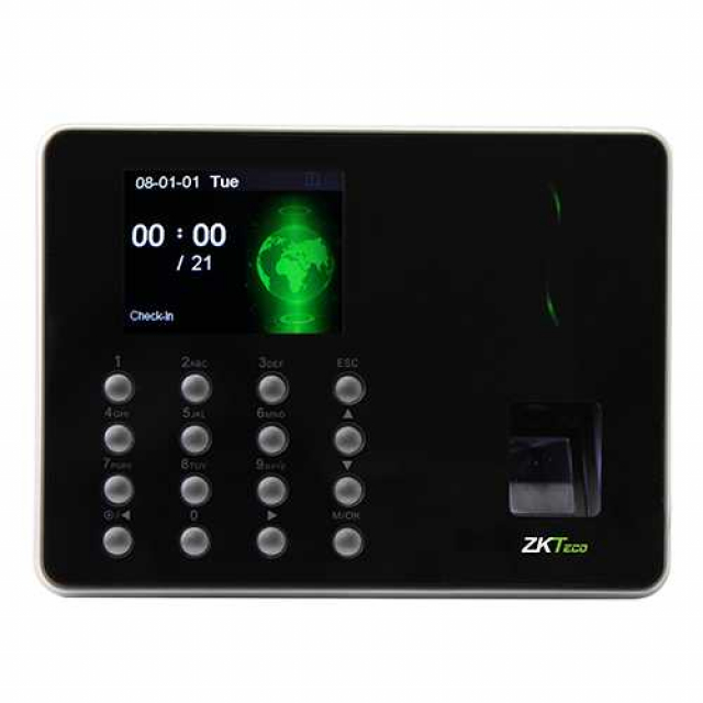 ZKTeco WL30 Black Біометричний термінал обліку робочого часу за відбитками пальців з Wi-Fi