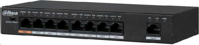 Dahua DH-PFS3009-8ET-96. 8-портовий некерований POE комутатор