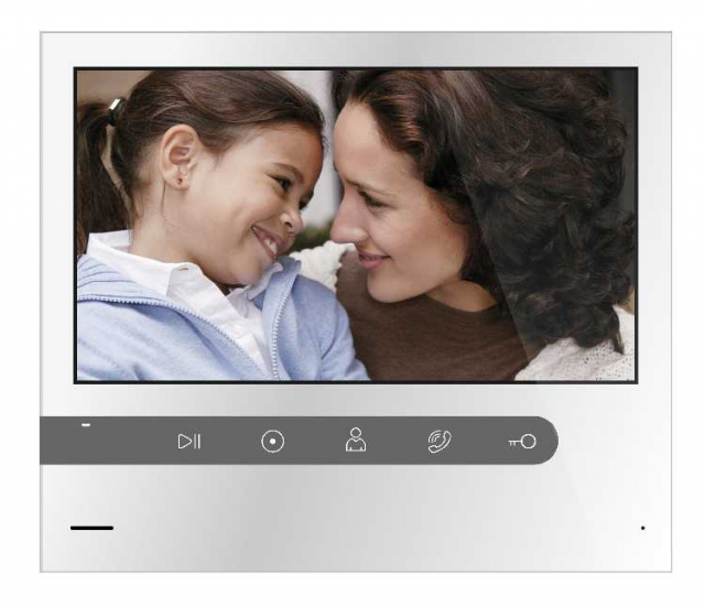 Qualvision QV-IDS4744SC Відеодомофон (білий)