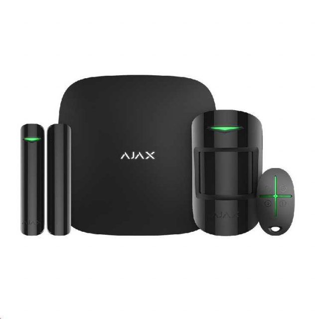 Ajax StarterKit Plus Black Комплект бездротової охоронної сигналізаці