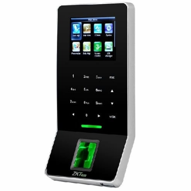 ZKTeco F22 SilkID Sesnor / Color Black / MF Ультратонкий мережевий термінал облік робочого часу і контролю доступу по відбитку пальця і безконтактної карти Mifare