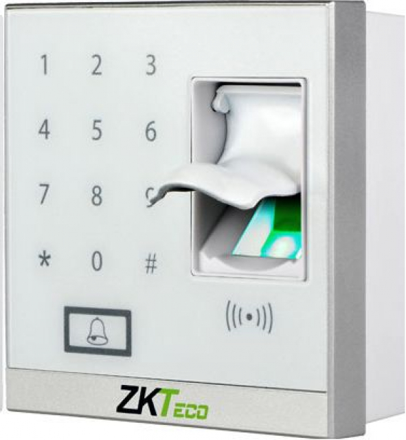 ZKTeco X8s/MF White. Автономний біометричний термінал зі зчитувачем відбитків пальців