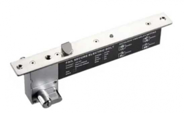 YLI Electronic YB-630C (LED). Електроригельний замок зі світловою індикацією та ключовим циліндром