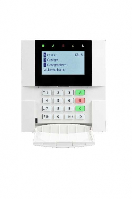 Jablotron JA-15E. Бездротовий модуль доступу з RFID зчитувачем і клавіатурою
