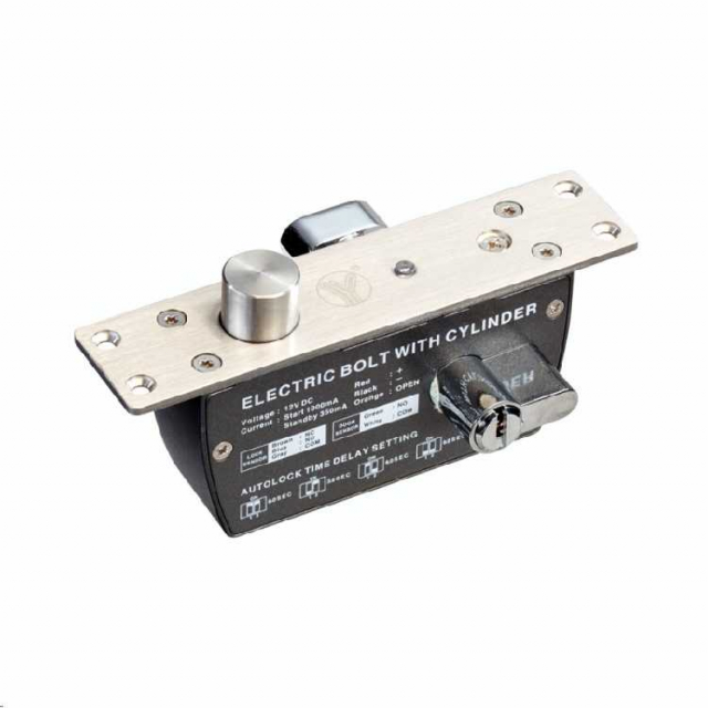 YLI Electronic YB-620 (LED). Електрорігельний замок cо світловою індикацією і ключовим циліндром