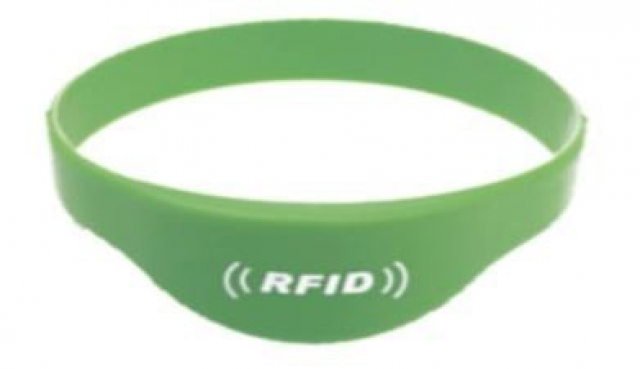 Браслет Silicone rubber EM Marine 125Khz чіп Tk4100 колір зелений