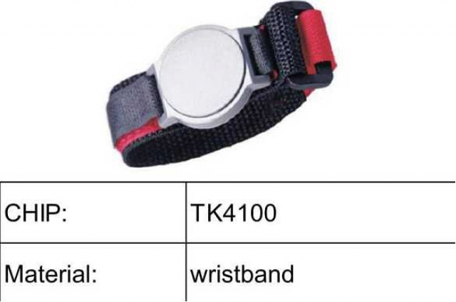 Браслет Nylon+ABS EM Marine 125Khz чип Tk4100 колір black