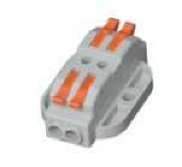 Клема швидкого монтажу PCT-223-2 2 to 2x0.08-2.5 mm (упаковка 50 шт)