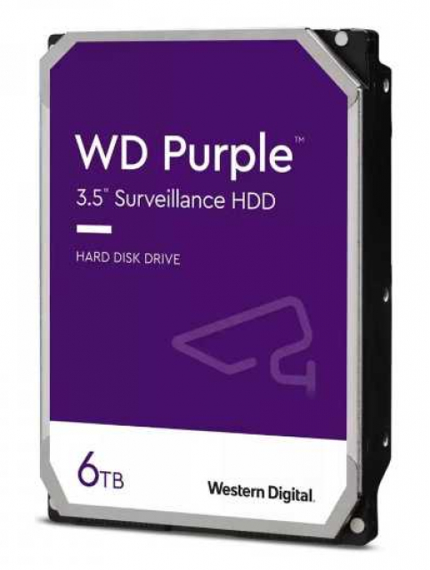 Жорсткий накопичувач SATA 6TB 6GB/S 256MB PURPLE WD64PURZ WDC