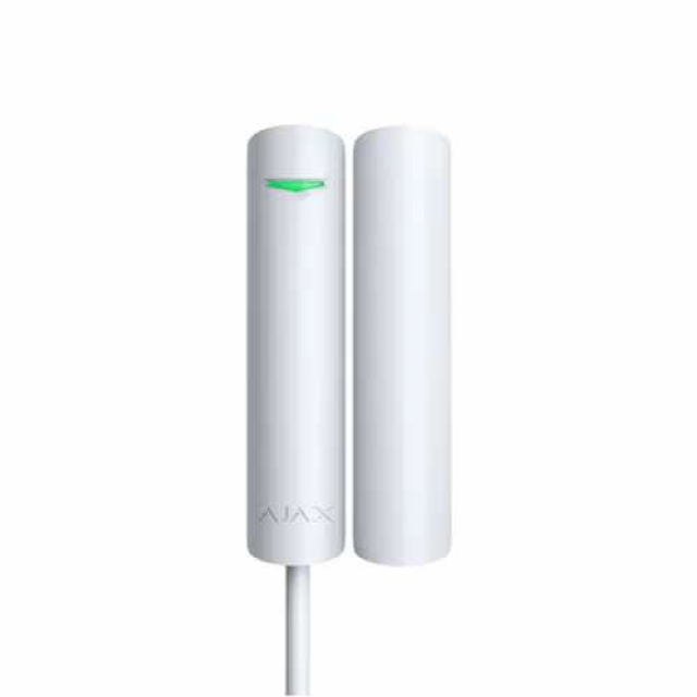 Ajax DoorProtect Plus Fibra white дротовий датчик відкриття