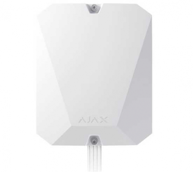 Ajax MultiTransmitter Fibra White Модуль інтеграції сторонніх провідних пристроїв в Ajax