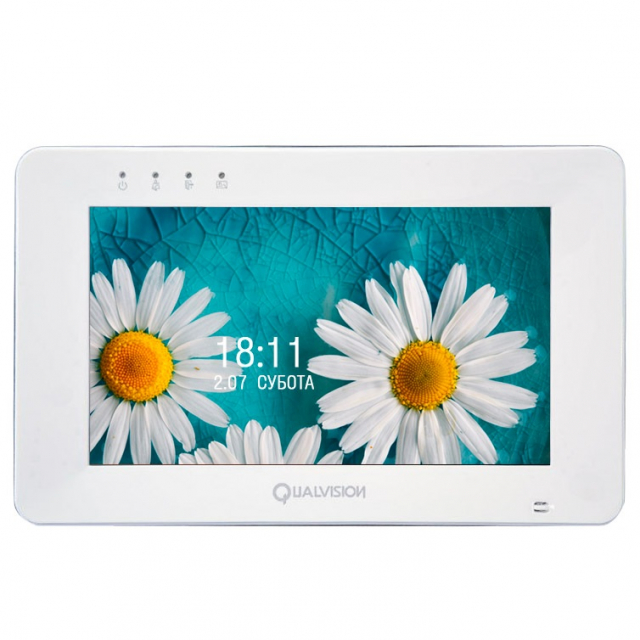 Відеодомофон Qualvision QV-IDS4771W з WiFi (білий)