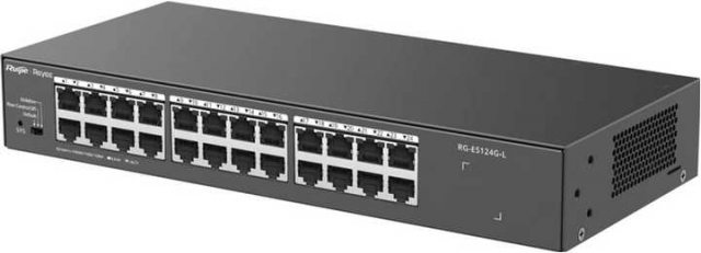 Ruijie Reyee RG-ES124G-L. 24-портовий гігабітний некерований