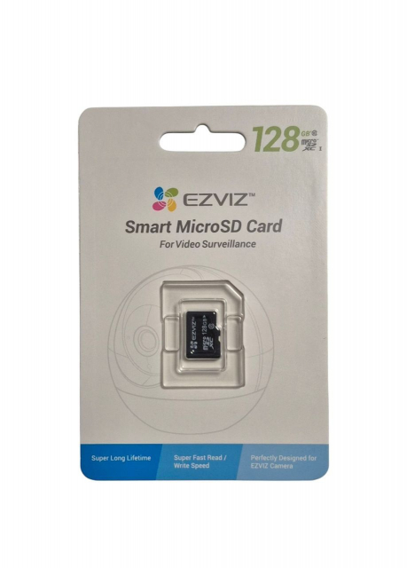 Карта пам'яті microSDXC 128G EZVIZ CS-CMT-CARDT128G-D (Class 10 UHS, Read/Write - 90/50 MB/s)