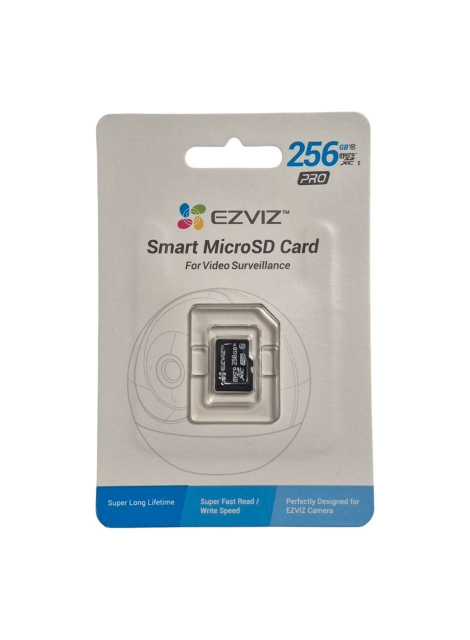 Карта пам'яті microSDXC 256G PRO EZVIZ CS-CMT-CARDT256G (Class 10/U3 UHS-I, Read/Write - 90/50 MB/s)